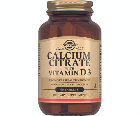 Solgar Таблетки "Цитрат Кальция с Витамином D3" ("Calcium Citrate with ...