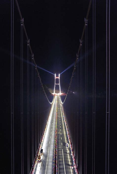 Самый длинный подвесной мост в мире: Китай, "Айчжай" [фото] — АвтоМания