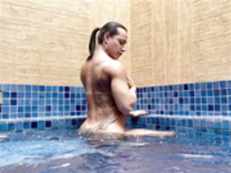 Carla FBB Naked At The Pool