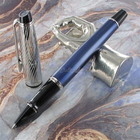 Stylo Roller Waterman Expert Deluxe Bleu M Tal Chic