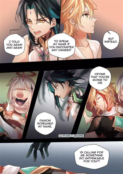 Yaoi Porn Manhwa Genshin Impact Call My Name Aether Xiao Page 4