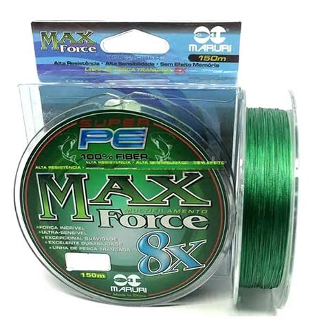 Linha De Pesca Multifilamento M Max Force Fios S Na Pesque