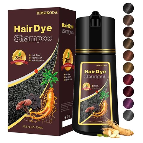 Blonde Brown Hair Dye Hair Dye Shampoo For Men And Women Hair Color Shampoo For Home Use
