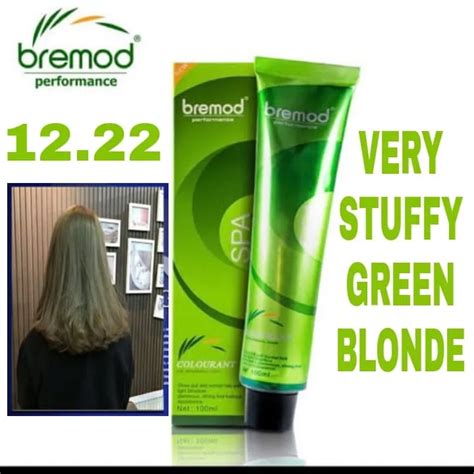 Bremod Performance SPA Hair Color 12 22 VERY STUFFY GREEN BLONDE 100