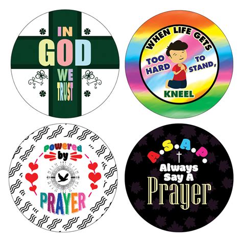 Christian Prayer Stickers for Kids (10-Sheet) – New8Store