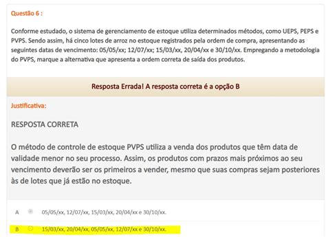 Conforme Estudado O Sistema De Gerenciamento De Estoque Utiliza