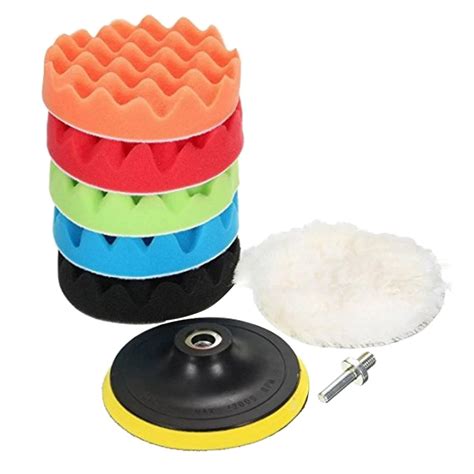 8pcs 3 7inch Foam Buffing Polishing Pads Buffing Pads Car Polishing