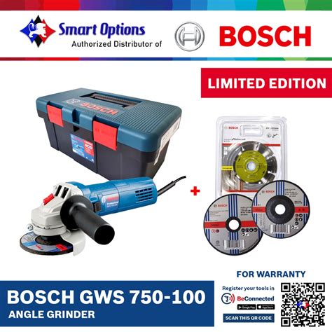 Bosch GWS 750 100 Angle Grinder LIMITED EDITION Shopee Philippines