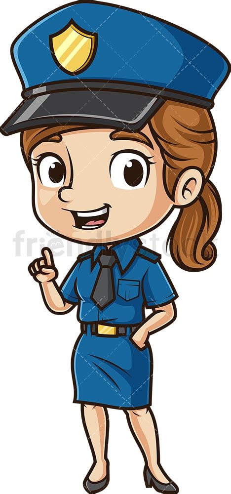 kopnutie prispieť redundantné police woman clipart vnútri prezývka realizovať