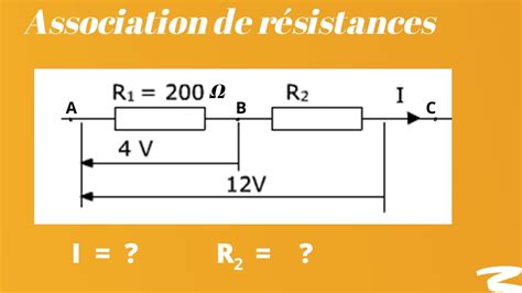 Association de résistances Exercice YouTube