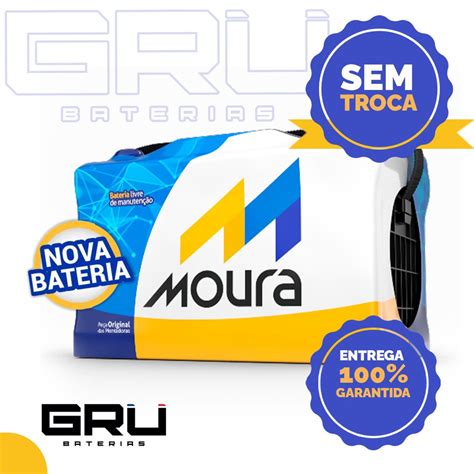 Bateria Moura 60Ah M60AD Cx Alta Original Submarino