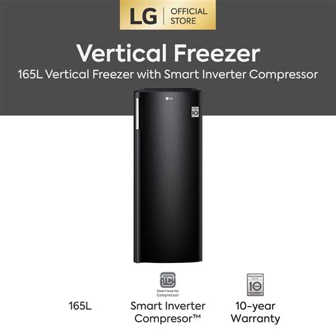 Lg Upright Freezer With Smart Inverter 171l Gn 304shbt Shopee Malaysia