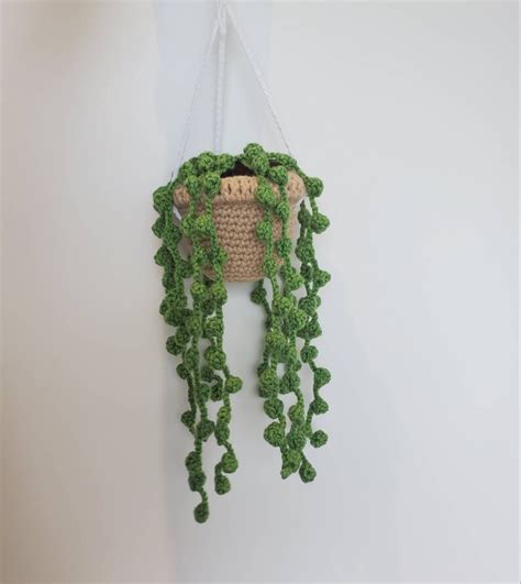 Crochet String Of Pearl Plant Fake String Of Pearl S Etsy Canada