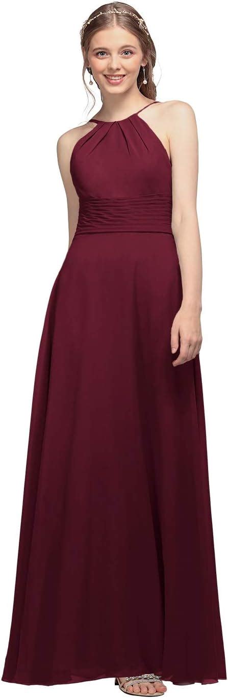 Amazon Alicepub Chiffon Bridesmaid Dresses Long Formal Party Dress