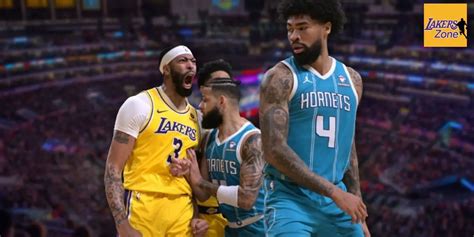 The Lakers Beat The Hornets Anthony Davis Sends A Message To Close Out