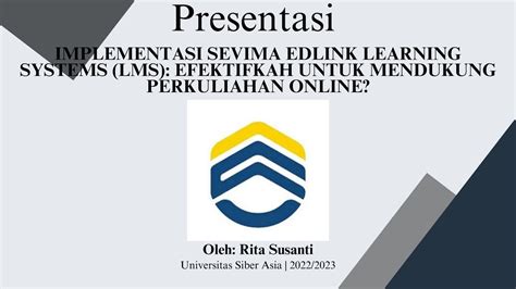 Presentasi Progress Proposal Tugas ICT Literacy UNSIA YouTube