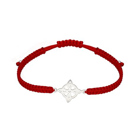 Pulsera Hilo Rojo Ajustable Nudo De Brujas Pulseras De Hilo Expo