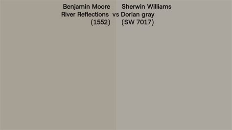 Benjamin Moore River Reflections 1552 Vs Sherwin Williams Dorian Gray