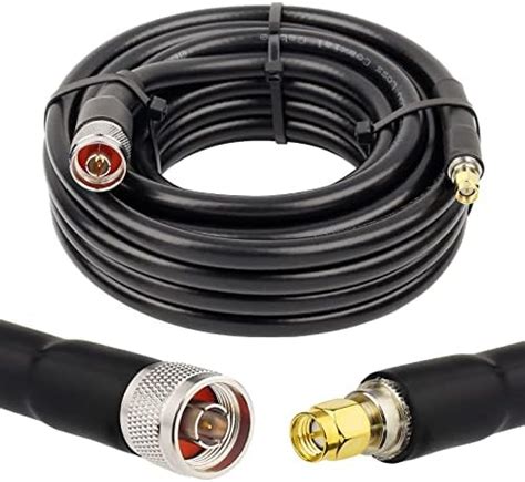 Proxicast 10 Ft Sma Male To N Male Premium 195 Series Low Loss Coax Cable 50 Ohm