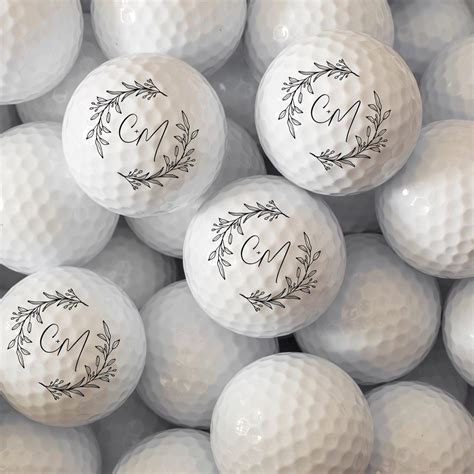 Personalized Wedding Golf Ball Favors Bride And Groom Golf Balls