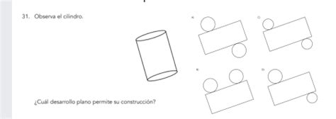 Solved Observa El Cilindro Cu L Desarrollo Plano Permite Su