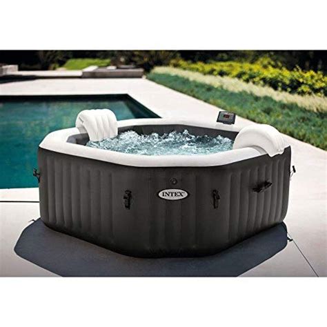 Intex Person PureSpa Bubble Deluxe Inflatable Hot Tub Spa