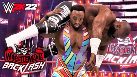 WWE 2K22 Apollo Crews Vs Big E 2 Out Of 3 Falls Match