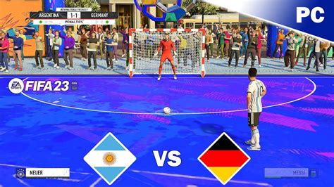 Fifa Gameplay Argentina Vs Germany Penalty Shootout Futsal