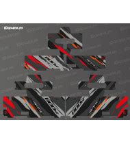 Kit Sticker Bagagerie Origine Monster Edition Rouge CF MOTO M