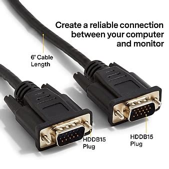 VGA Monitor Cables - Buy VGA Cords & Connectors | Staples