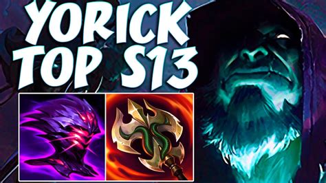 YORICK ES IMPARABLE CON ESTA BUILD SAL DE LOW ELO FACIL CON YORICK TOP