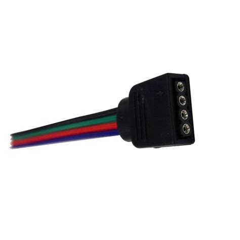 Conector Emenda Rabicho Vias P Fita De Led Rgb