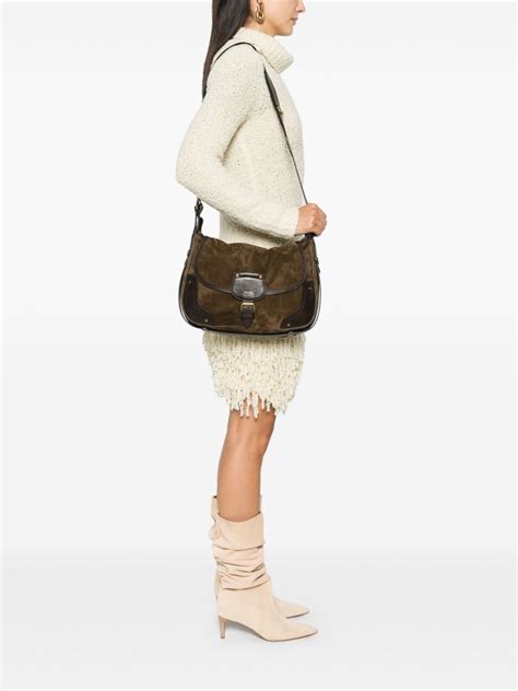 Isabel Marant Sierra Cross Body Bag Brown Farfetch Tw