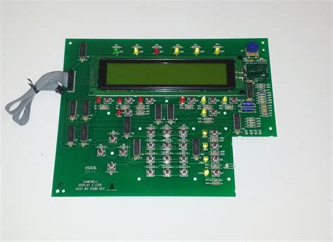 Honeywell Gamewell Fci Fire Alarm If Panel Lcd Display Loop Board