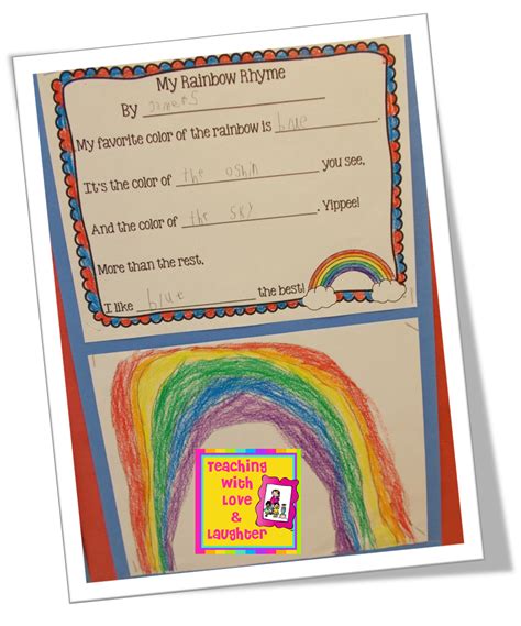 Freebielicious Rainbow Rhyme