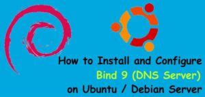 Cómo instalar y configurar el servidor DNS Bind 9 en Ubuntu Debian