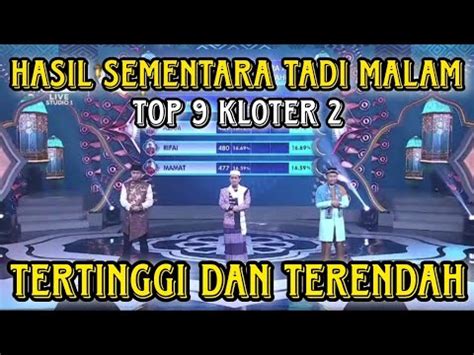 Yang Lolos Dan Wassalam Top Kloter Show Aksi Tadi Malam Youtube