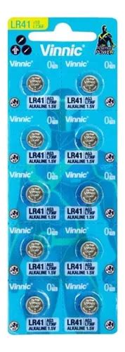 10 Pilas LR41 Vinnic Alcalina LR41 L736F AG3 192