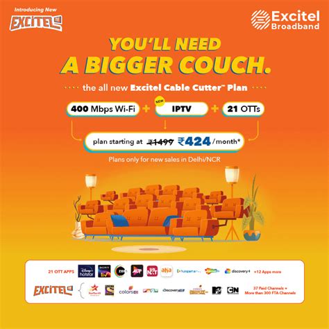 Excitel Ultra Fast Broadband Internet Plan In Delhi Unlimited Data