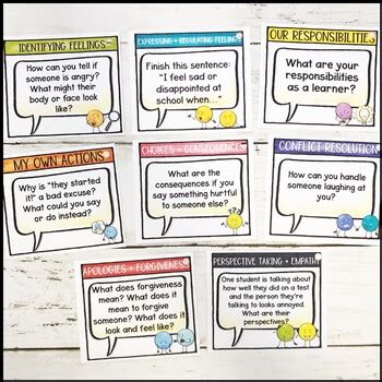 Restorative Circles Prompts By The Responsive Counselor Tpt