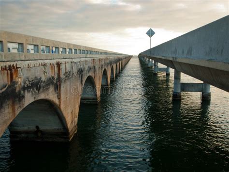 Seven Mile Bridge stock photo. Image of bridge, landscape - 256442422