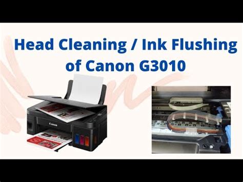 How To Clean Printer S Head Of Canon G G Flushing Ink