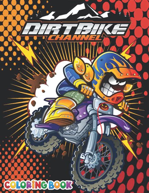 Buy Dirt Bike Coloring Book Motocross Action Colouring Pages For