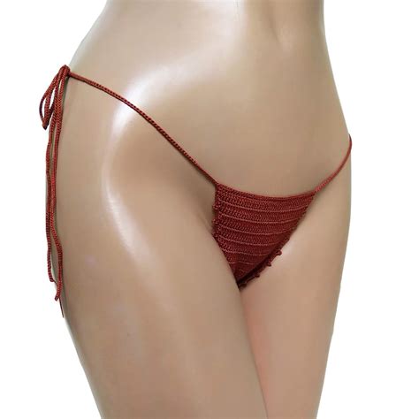 Buy Crochet Extreme Micro G String Thong Bikini Bottom Sunbathing