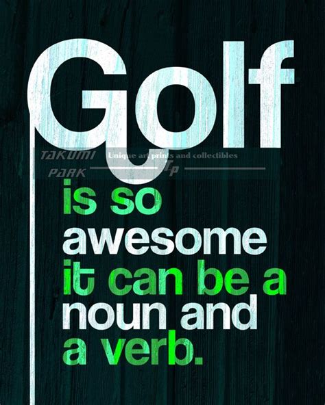 Golf Quote Print Home Wall Art Den Art Golf Decor Quote Etsy Golf