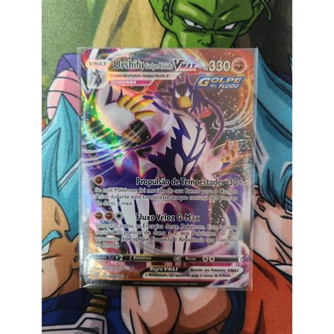 Carta Pokemon Urshifu Golpe Fluido VMAX Shopee Brasil