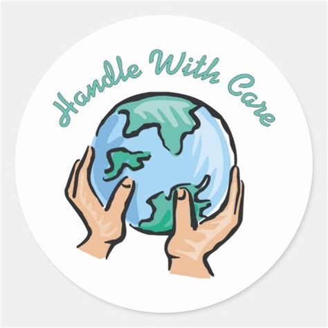 Handle With Care Stickers | Zazzle.com