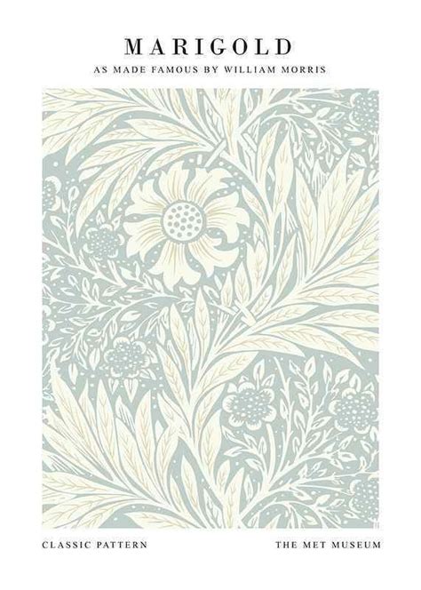 William Morris Marigold Poster Grafische Gallerix De