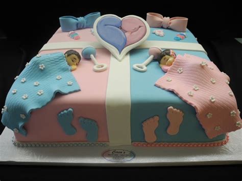 Baby Shower Cakes For Twins - CakeCentral.com