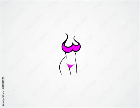 Sexy Bra Bikini Logo Underwear Stock Vector Adobe Stock